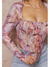 BLUZA TIP CORSET ROZ