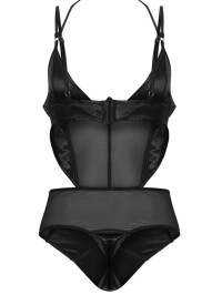 BODY SATIN NEGRU 