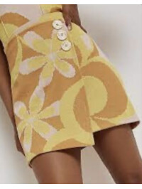 FUSTA MINI GALBENA