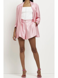 PANTALONI SCURȚI CU TALIE ÎNALTĂ 