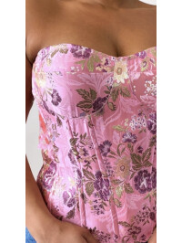 PLUS CORSET ROZ SATIN 