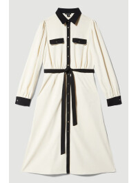 ROCHIE TIP CAMASA CU CONTRAST NEGRU