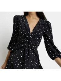 ROCHIE MINI CU BULINE MICI ALBE 