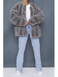 HAINA DIN BLANA ARTIFICIALA GRI