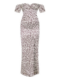 ROCHIE MAXI BARDOT CU IMPRIMEU DALMATIAN MARO