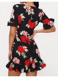 ROCHIE CU DETALII FLORALE