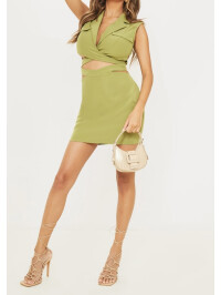 ROCHIE VERDE FĂRĂ MĂNECĂ