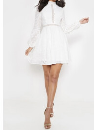 ROCHIE DIN DANTELĂ ALBA 