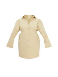 ROCHIE DENIM CU DECUPAJ