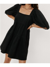 Rochie mini cu mâneci bufante, Nasty Gal