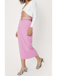 FUSTA MIDI ROZ NASTY GAL XS