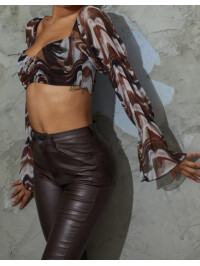 TOP CROP MARO ABSTRACT 