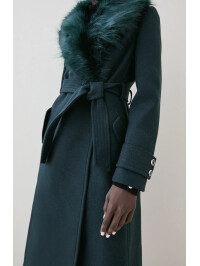 PALTON ITALIAN CU GULER DIN BLANA ARTIFICIALA 