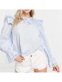 BLUZA CU MANȘETE CU ELASTIC 