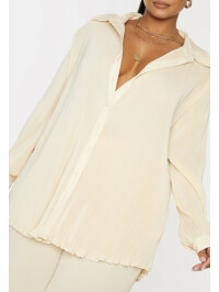 CAMĂȘĂ OVERSIZED CU PLISSE 