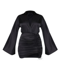 ROCHIE BODYCON CU MÂNECI EVAZATE