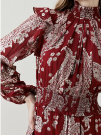 ROCHIE MINI CU GÂT ÎNALT 