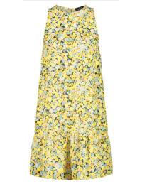 Rochie galbena cu flori 