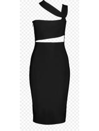 Rochie midi cu decupaj bandaj 