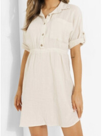 ROCHIE CRINKLE CU MÂNECĂ SCURTA