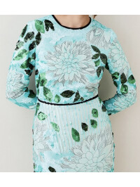 ROCHIE CU PAIETE VERDE