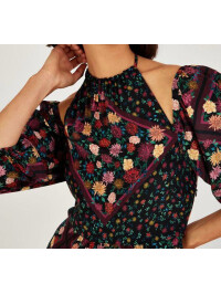 Rochie midi Sanvi cu imprimeu