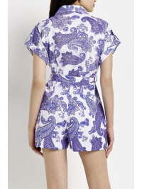 SALOPETA SCURTA CU IMPRIMEU MOV