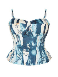 TOP CU ASPECT SATINAT