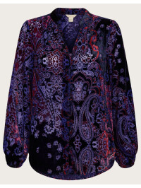 Bluză Paisley Devore mov