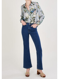 Bluza Vinnie cu imprimeu floral gri