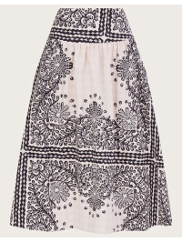 Fusta poplin ivory-Crem-38