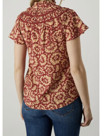 Bluză cu imprimeu floral Ikat