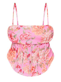 CORSET CU IMPRIMEU FLORAL