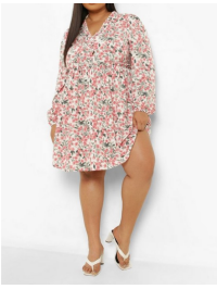 ROCHIE BLUZĂ CU FLORI