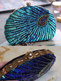 CLUTCH CU PAIETE ȘI LANȚ-UNIVERSALA