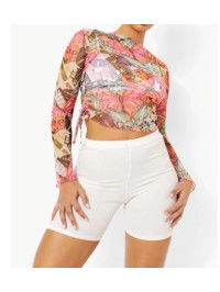 TOP TRANSPARENT CU IMPRIMEU