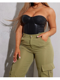 CORSET PIELE ARTIFICIALA