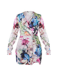 ROCHIE CU MATERIAL FLORAL