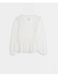 BLUZĂ DANTELĂ ALBĂ