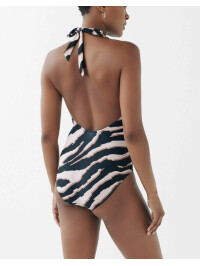 COSTUM DE BAIE ÎNTREG ANIMAL PRINT