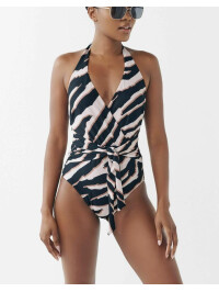 COSTUM DE BAIE ÎNTREG ANIMAL PRINT