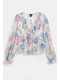 BLUZĂ CU IMPRIMEU FLORI