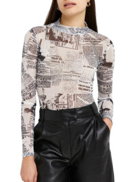 BLUZA TRANSPARENTA FEMEI