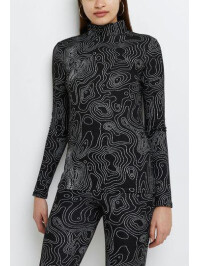 BLUZA CU IMPRIMEU ALB