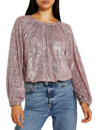 BLUZA CU PAIETE RIVER ISLAND