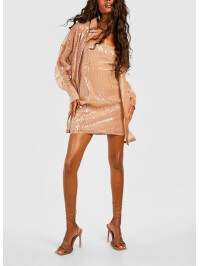 CAMASA CU PAIETE TRANSPARENTA