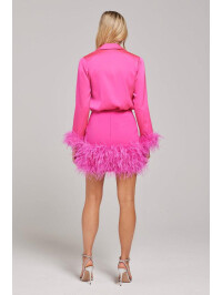 COSTUM CU DETALII PENE 