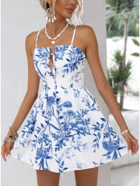 ROCHIE CU IMPREU FLORAL