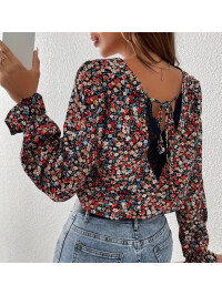 BLUZA CU DECOLTEU IN V