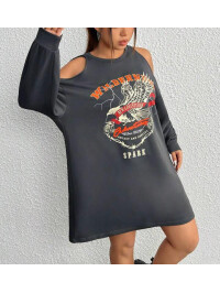 ROCHIE CU IMPRIMEU SHEIN